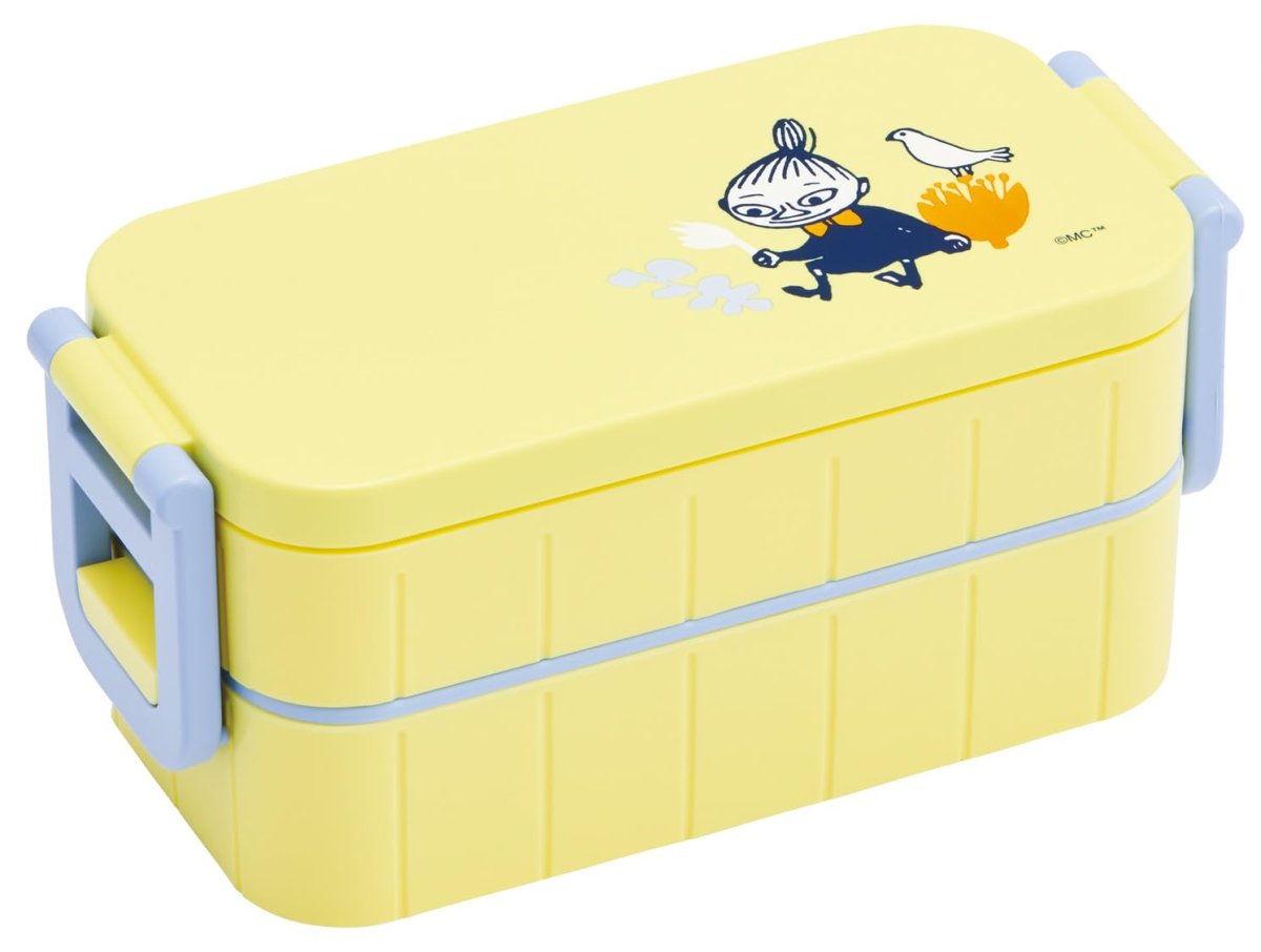 画像1: スケーター（Ｓｋａｔｅｒ） 弁当箱 ランチボックス ２段 ６００ｍｌ 日本製 ムーミン リトルミイ フラワー ＹＺＷ３?Ａ (1)