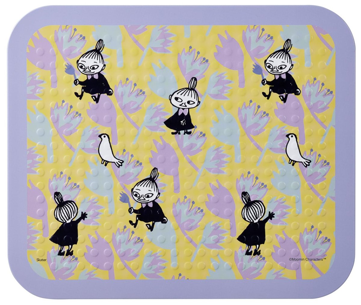 画像1: スケーター（Ｓｋａｔｅｒ） キッチン 耐熱ボード 鍋敷き Ｓサイズ ムーミン リトルミイ フラワー ＫＴＢＯ１?Ａ (1)