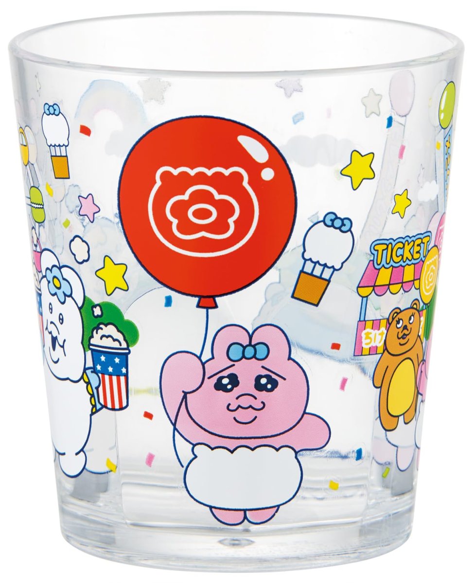 画像1: スケーター（Ｓｋａｔｅｒ） コップ ２８０ｍｌ プラスチック アクリル 食洗機対応 日本製 おぱんちゅうさぎ レトロ遊園地 ＫＳＡ４Ｊ?Ａ (1)
