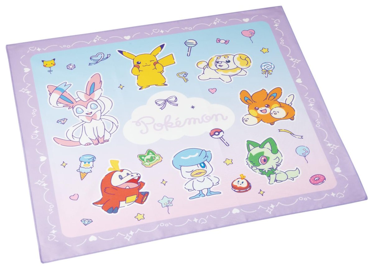 画像1: スケーター（Ｓｋａｔｅｒ） 子供用 お弁当 ランチクロス ４３×４３ｃｍ 日本製 ポケモン ファンシー 女の子 ＫＢ４ＳＮ?Ａ (1)