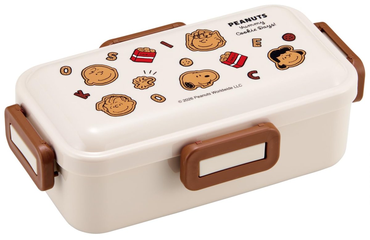 画像1: スケーター（Ｓｋａｔｅｒ） 弁当箱 ふわっと盛れる ランチボックス １段 ５３０ｍｌ 食洗機対応 レンジ対応 日本製 スヌーピー クッキー ＰＦＬＢ６?Ａ (1)