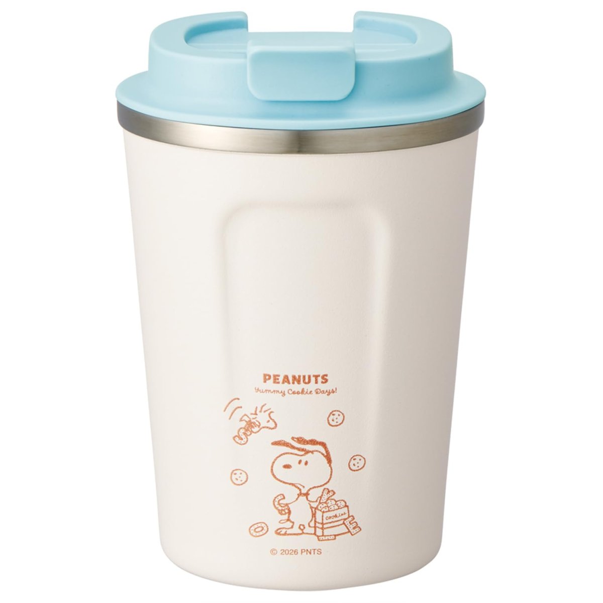 画像1: スケーター（Ｓｋａｔｅｒ） ステンレス コーヒー タンブラー フタ付き Ｓサイズ ３５０ｍｌ 保温 保冷 スヌーピー クッキー ＳＴＢＣ３Ｆ?Ａ (1)