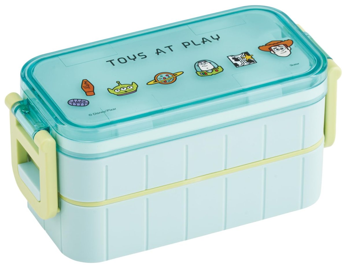 画像1: スケーター（Ｓｋａｔｅｒ） 弁当箱 保冷剤付 ランチボックス ２段 ６００ｍｌ 日本製 ディズニー トイ・ストーリー 男の子 ＹＺＷ３ＩＣ?Ａ (1)