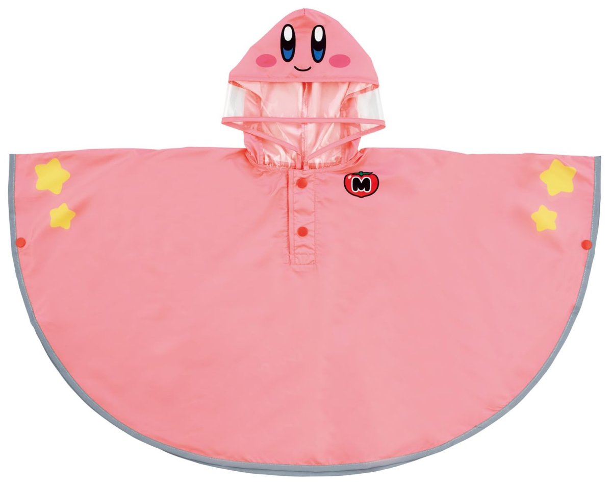 画像1: スケーター（Ｓｋａｔｅｒ） 子供用 レイン ポンチョ ９０サイズ ８０?１００ｃｍ 星のカービィ ＲＡＰＯ２Ｎ?Ａ (1)