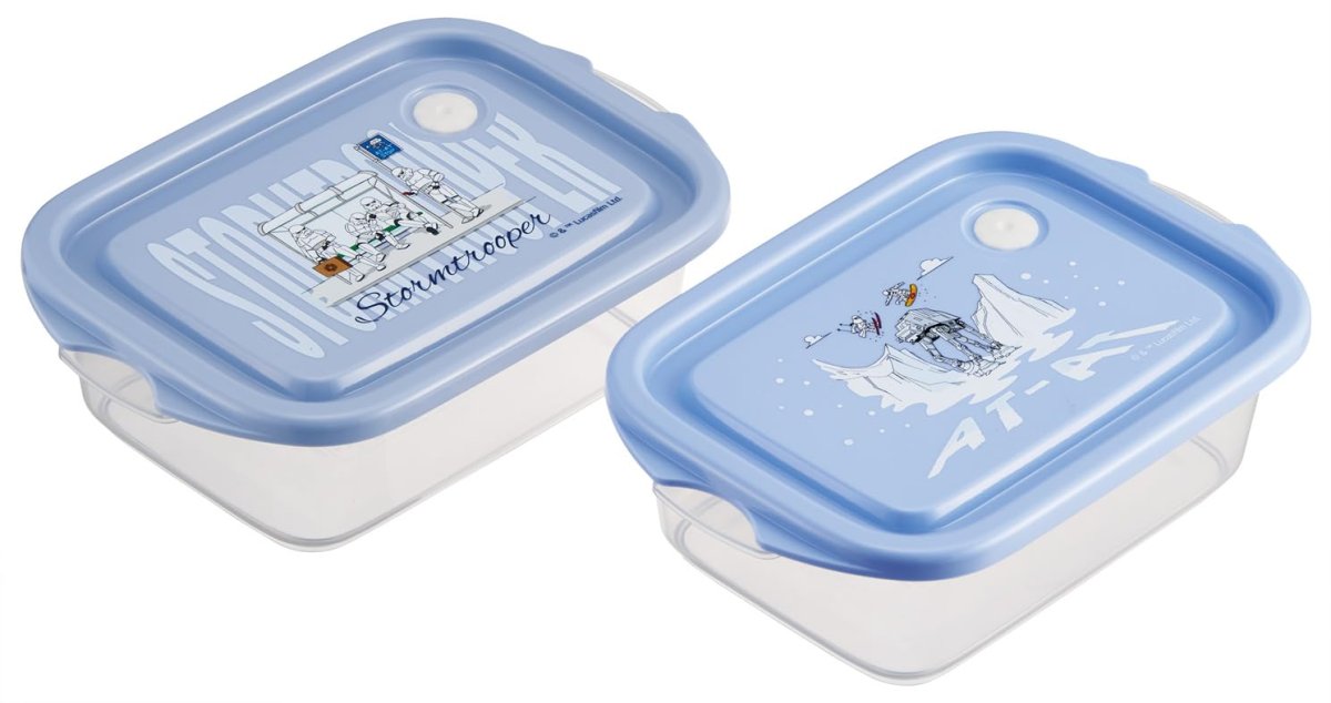 画像1: スケーター（Ｓｋａｔｅｒ） シール容器 ５００ｍｌ 日本製 ２個 セット ディズニー ＳＴＡＲ ＷＡＲＳ ユニークアート ＦＣＮ２Ｗ?Ａ (1)