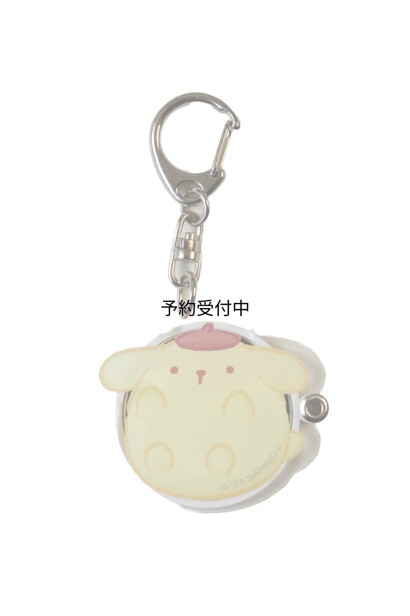 画像1: サンリオキャラクターズ ミラ?キ?ホルダ? ポムポムプリン (1)