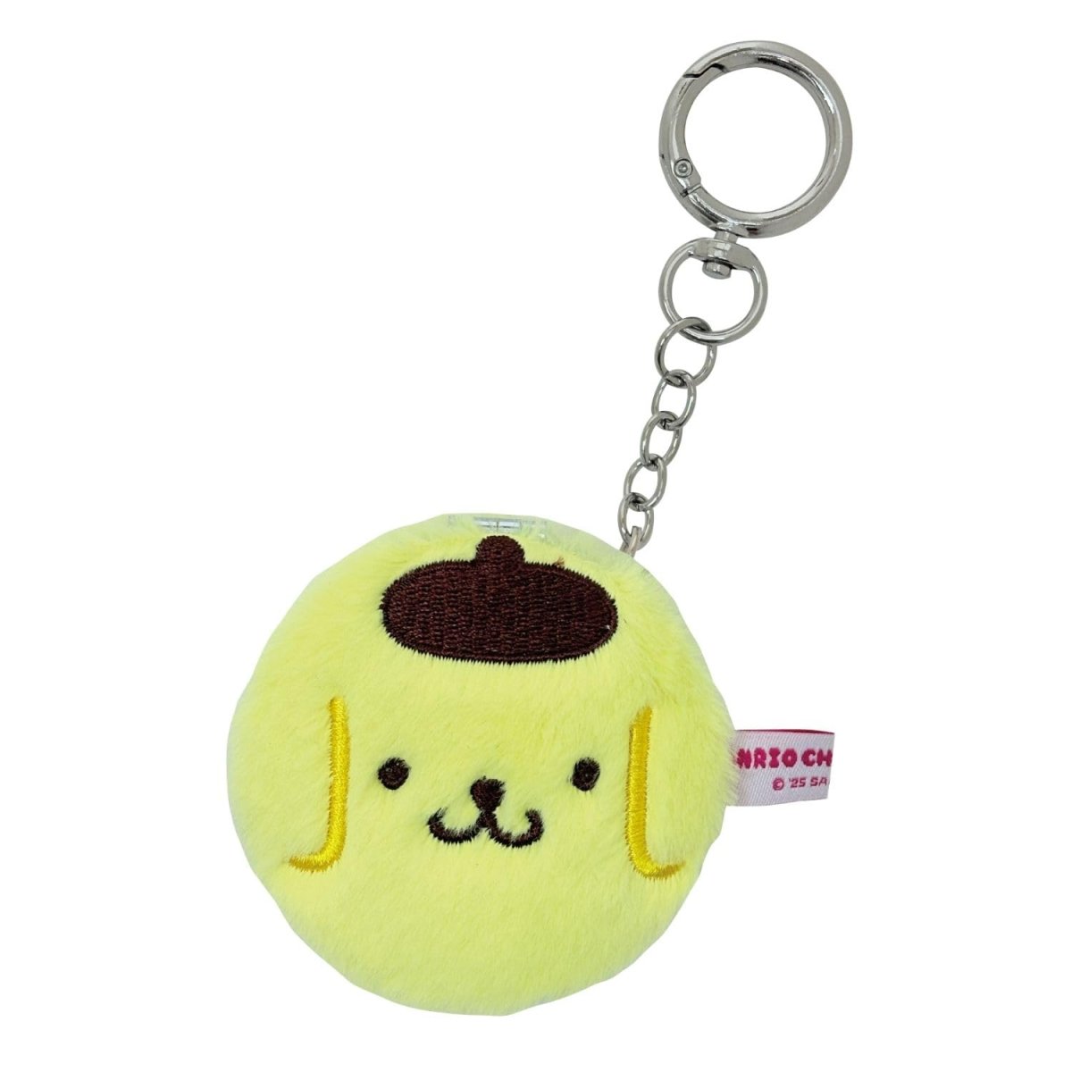 画像1: サンリオキャラクターズ ゆるもふダブルコンパクトミラーキーチェーン PN (1)