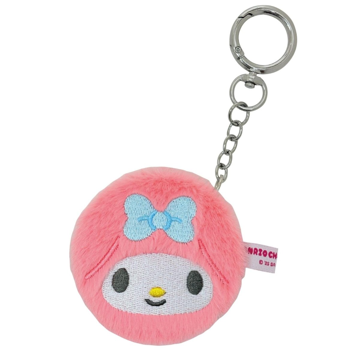 画像1: サンリオキャラクターズ ゆるもふダブルコンパクトミラーキーチェーン MM (1)