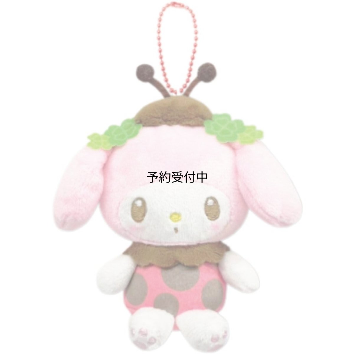 画像1: 畑山商事 サンリオ ミニマスコット ちいさないきもの マイメロディ てんとう虫 ぬいぐるみマスコット ボールチェーン付き キーホルダー キャラクターぬいぐるみ 約全長１０ｃｍ ６３２０３８６１ (1)