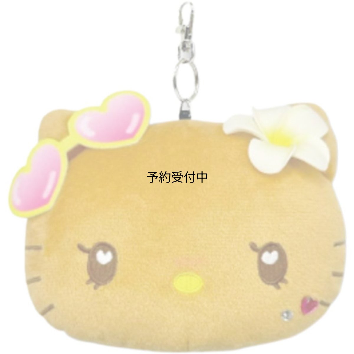 画像1: 畑山商事 サンリオ フェイスリールパスケース ギャル４ ハローキティ 定期入れ リール付き パスケース カードケース ラインストーン付き かわいい キャラクター レディース 通学 通勤 約Ｈ１１×Ｗ１３ｃｍ ６３２０３９６７ (1)