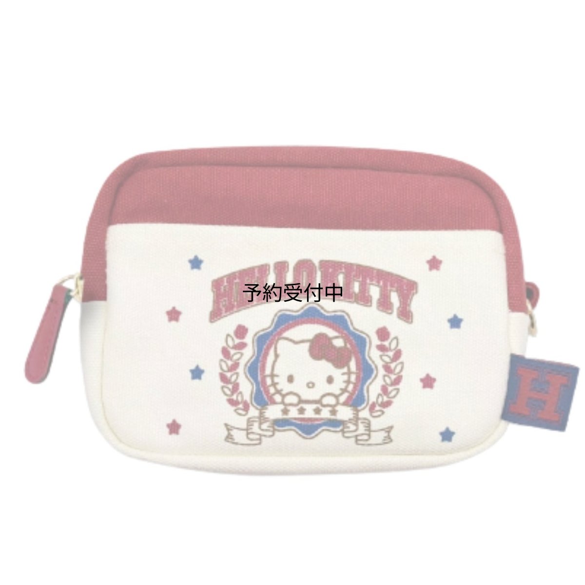 画像1: 畑山商事 ｓａｎｒｉｏ サンリオ 帆布マルチポーチ ハローキティー 約Ｈ１００ｘＷ１５０ｘＤ７０ｍｍ ６４２０３９７７ (1)