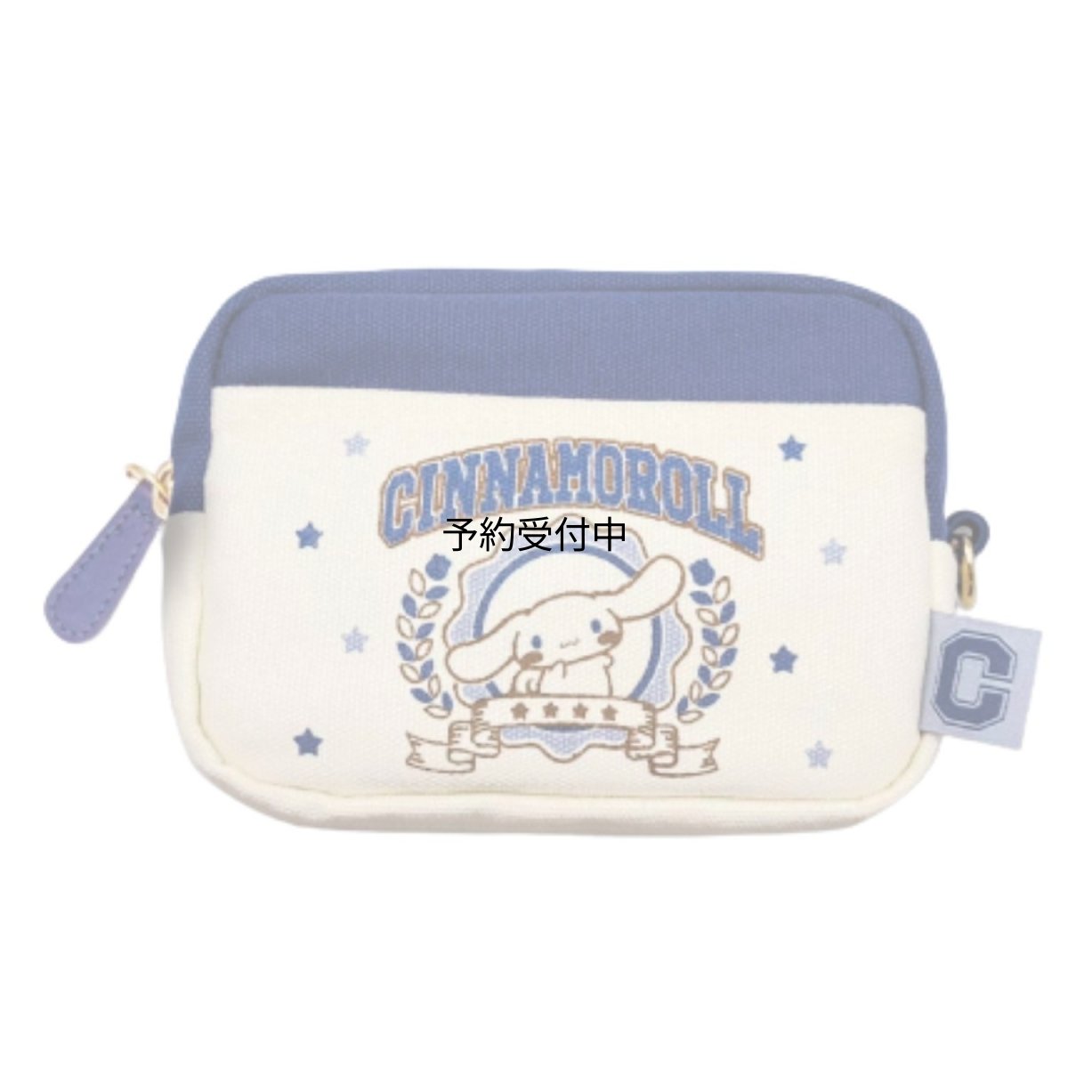 画像1: 畑山商事 ｓａｎｒｉｏ サンリオ 帆布マルチポーチ シナモンロール 約Ｈ１００ｘＷ１５０ｘＤ７０ｍｍ ６４２０３９８０ (1)