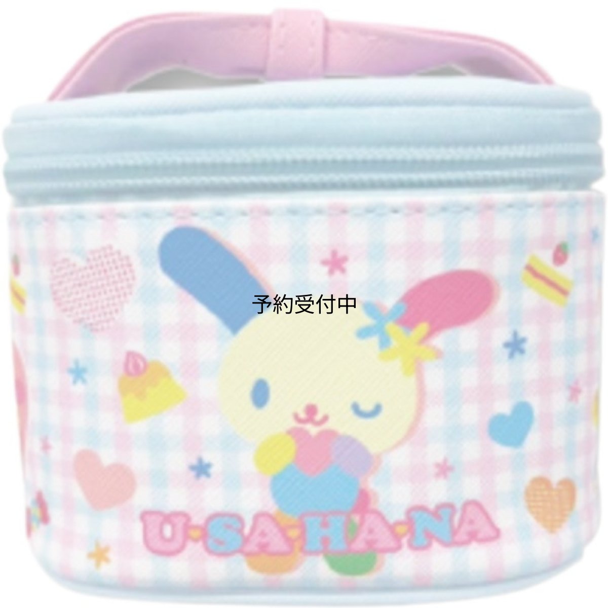 画像1: 畑山商事 サンリオ ミニミニバニティポーチ ウサハナ 小物入れ コンパクト 化粧ポーチ メイクポーチ 軽量 かわいい キャラクターグッズ レディース キッズ 持ち運び プレゼント ギフト 約Ｈ８×Ｗ１０．５×Ｄ８．５ｃｍ ３４２０３９９４ (1)