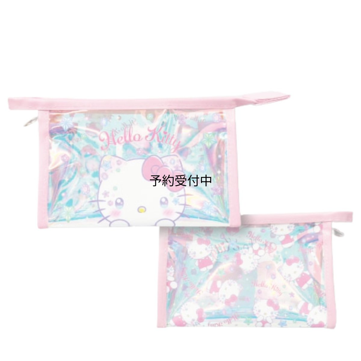 画像1: 畑山商事 サンリオ ｓａｎｒｉｏ マルチポーチ キラキラ ハローキティー 約Ｈ１１０ｘＷ１７０ｘＤ５０ｍｍ ３４２０４０１０ (1)