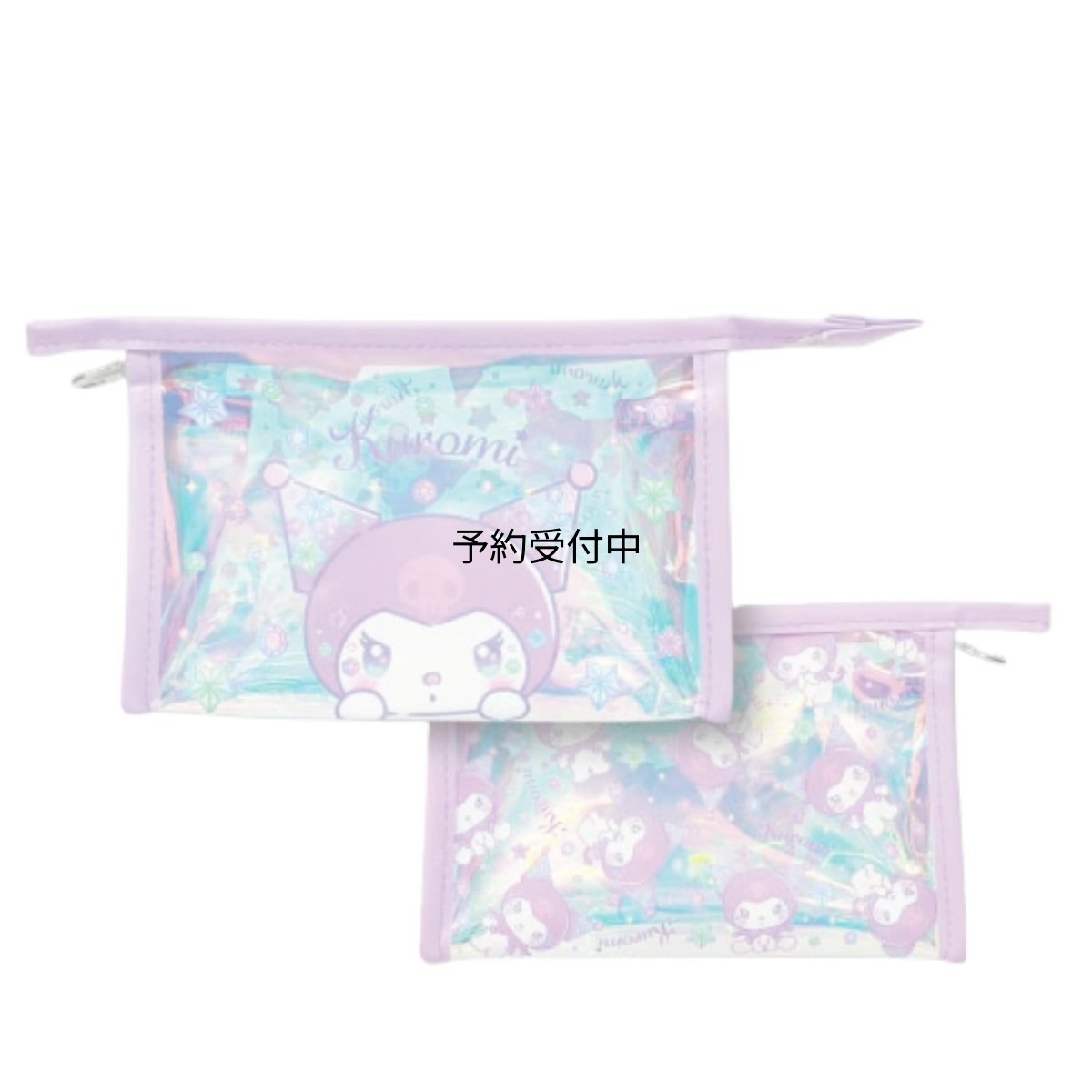 画像1: 畑山商事 サンリオ ｓａｎｒｉｏ マルチポーチ キラキラ クロミ 約Ｈ１１０ｘＷ１７０ｘＤ５０ｍｍ ３４２０４０１４ (1)