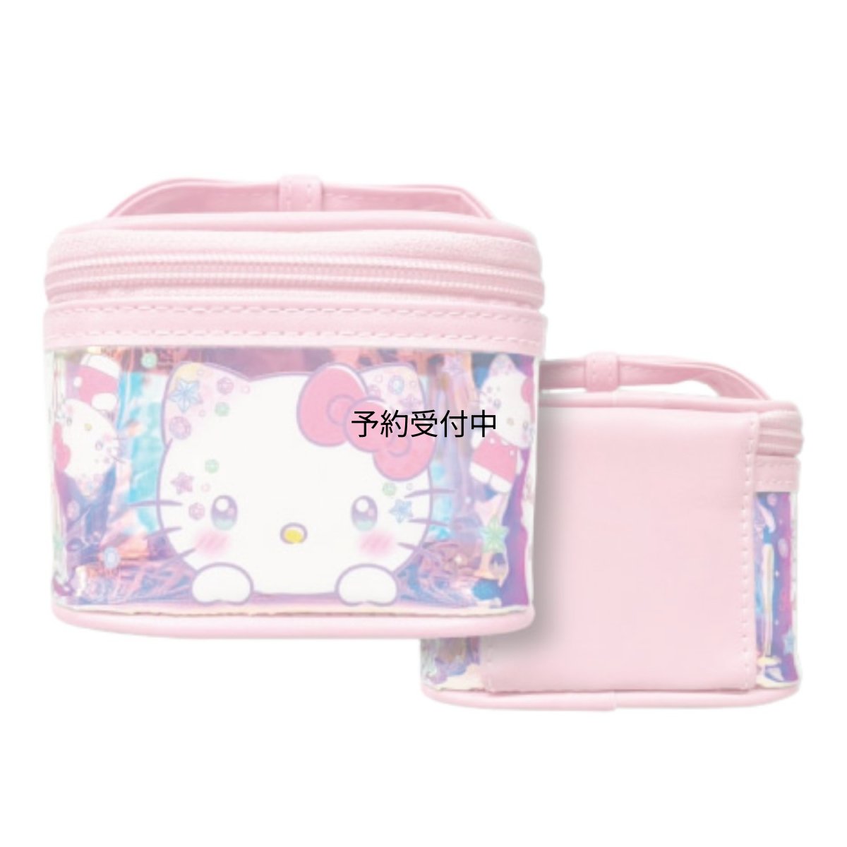 画像1: 畑山商事 サンリオ ｓａｎｒｉｏ ミニミニバニティポーチ キラキラ ハローキティー 約Ｈ８０ｘＷ１０５ｘＤ８５ｍｍ ３４２０４０１５ (1)