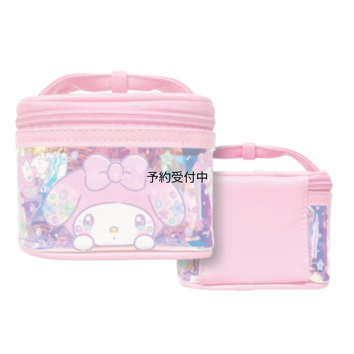 画像1: 畑山商事 サンリオ ｓａｎｒｉｏ ミニミニバニティポーチ キラキラマイメロディ マイメロディ 約Ｈ８０ｘＷ１０５ｘＤ８５ｍｍ ３４２０４０１６ (1)
