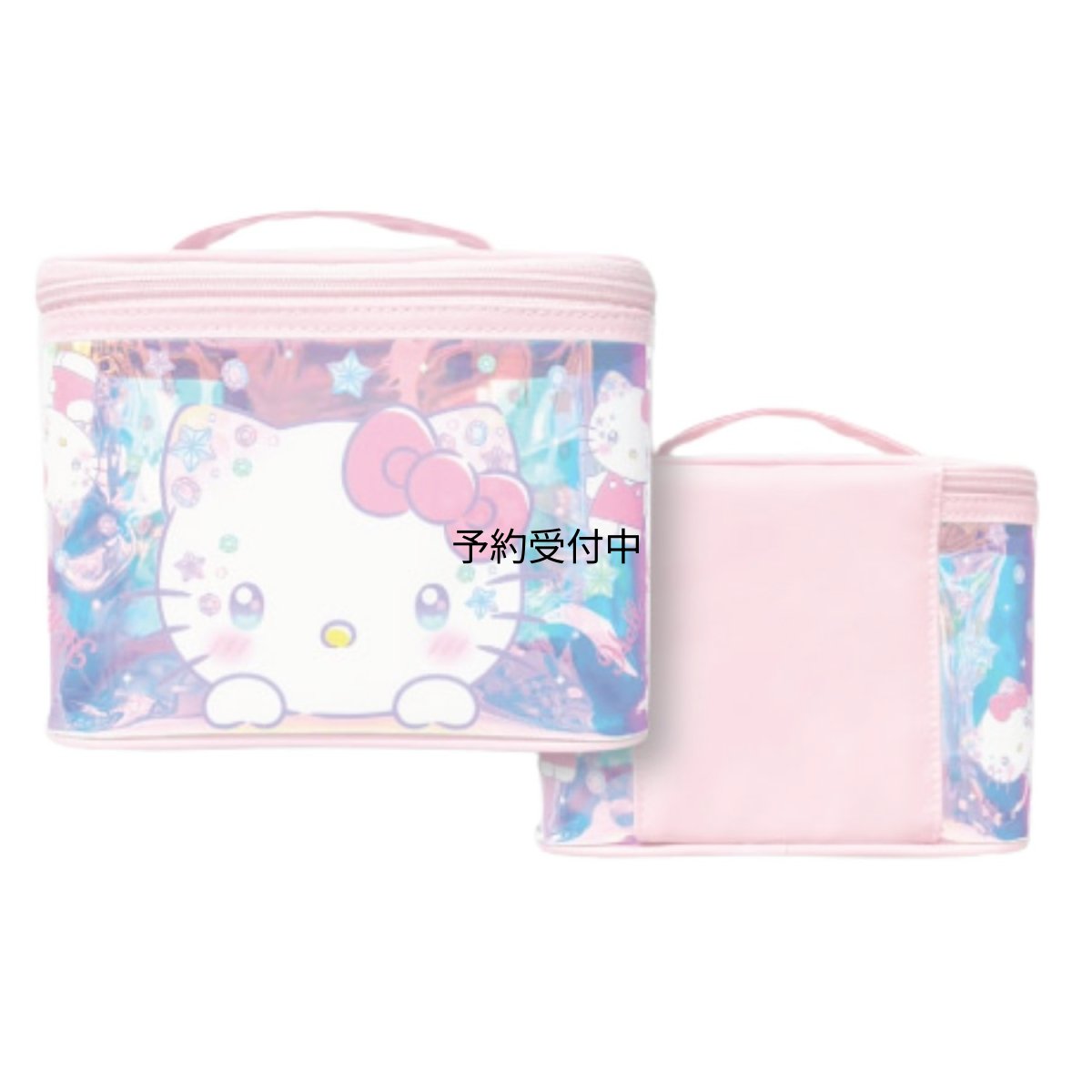 画像1: 畑山商事 サンリオ ｓａｎｒｉｏ バニティポーチ キラキラ ハローキティー 約Ｈ１５０ｘＷ２２０ｘＤ１５０ｍｍ ３４２０４０２０ (1)