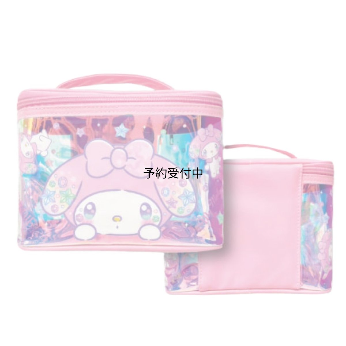 画像1: 畑山商事 サンリオ ｓａｎｒｉｏ バニティポーチ キラキラ マイメロディ 約Ｈ１５０ｘＷ２２０ｘＤ１５０ｍｍ ３４２０４０２１ (1)