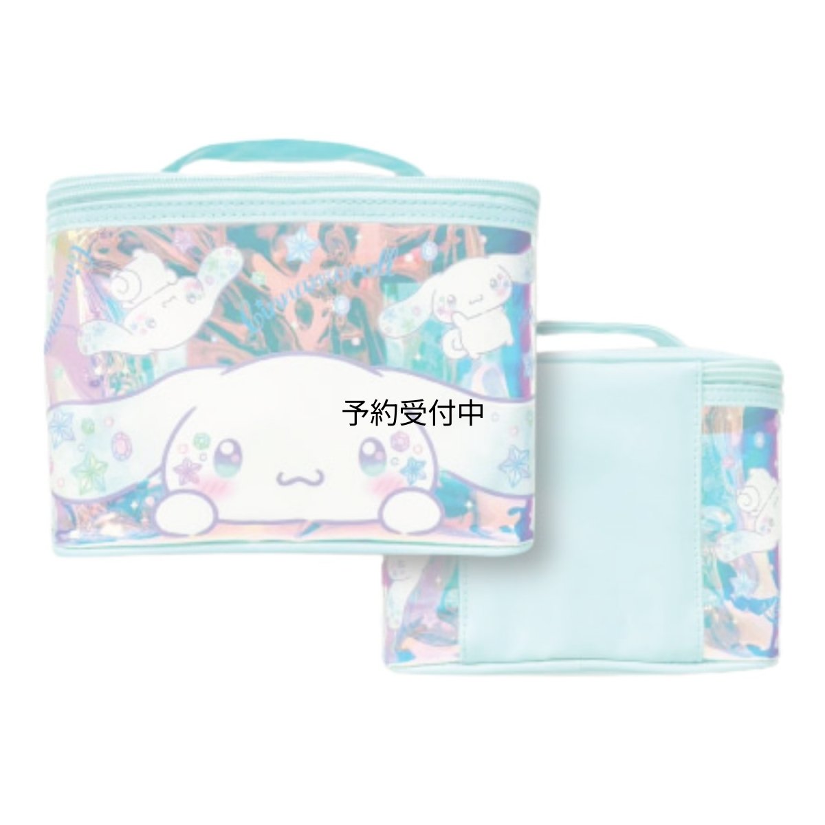 画像1: 畑山商事 サンリオ ｓａｎｒｉｏ バニティポーチ キラキラ シナモンロール 約Ｈ１５０ｘＷ２２０ｘＤ１５０ｍｍ ３４２０４０２３ (1)