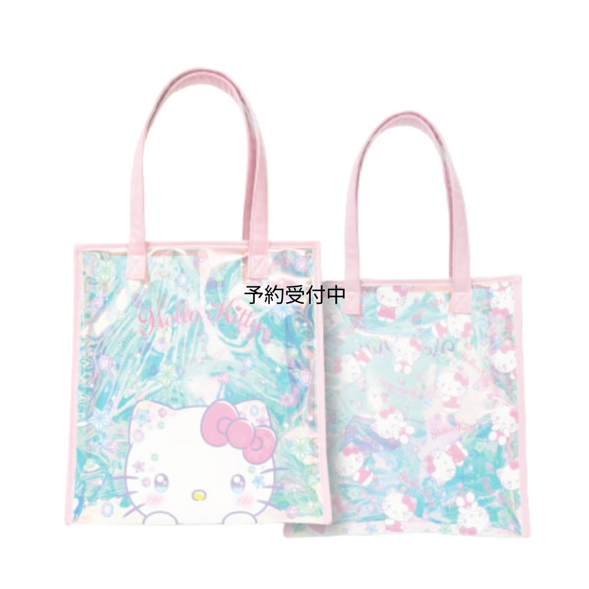 画像1: 畑山商事 サンリオ ｓａｎｒｉｏ トートバッグ キラキラ ハローキティー 約Ｈ３４０ｘＷ３１０ｘＤ９０ｍｍ ３４２０４０２５ (1)