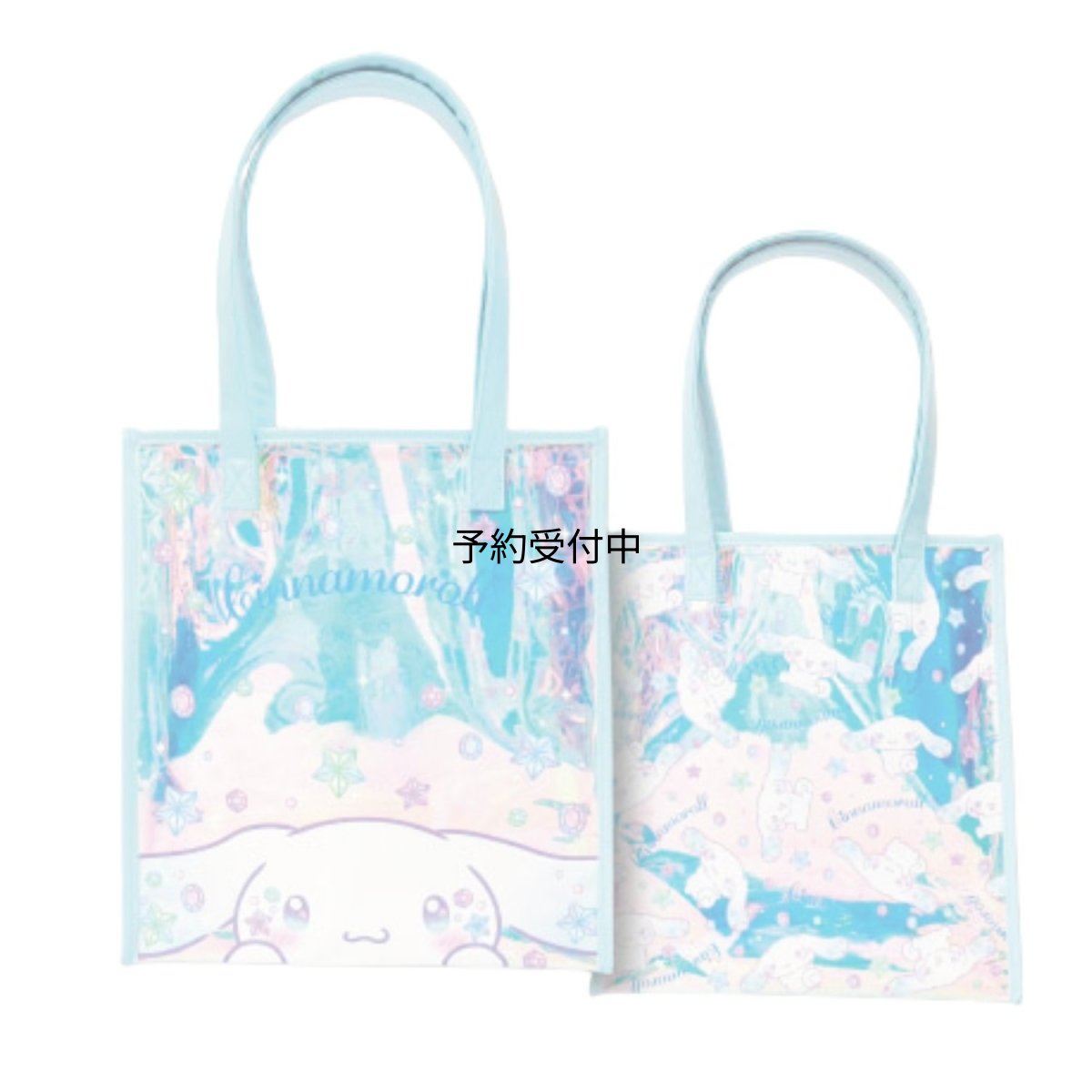 画像1: 畑山商事 サンリオ ｓａｎｒｉｏ トートバッグ キラキラ シナモンロール 約Ｈ３４０ｘＷ３１０ｘＤ９０ｍｍ ３４２０４０２８ (1)