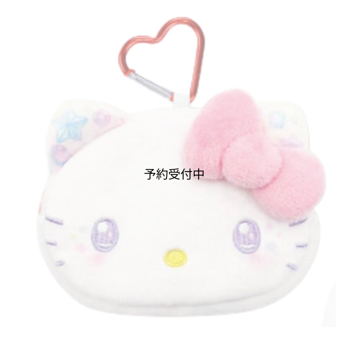 画像1: 畑山商事 サンリオ ｓａｎｒｉｏ ミニフェイスポーチ キラキラ ハローキティー 約Ｈ８０ｘＷ１１０ｘＤ２０ｍｍ ６３２０４０３０ (1)