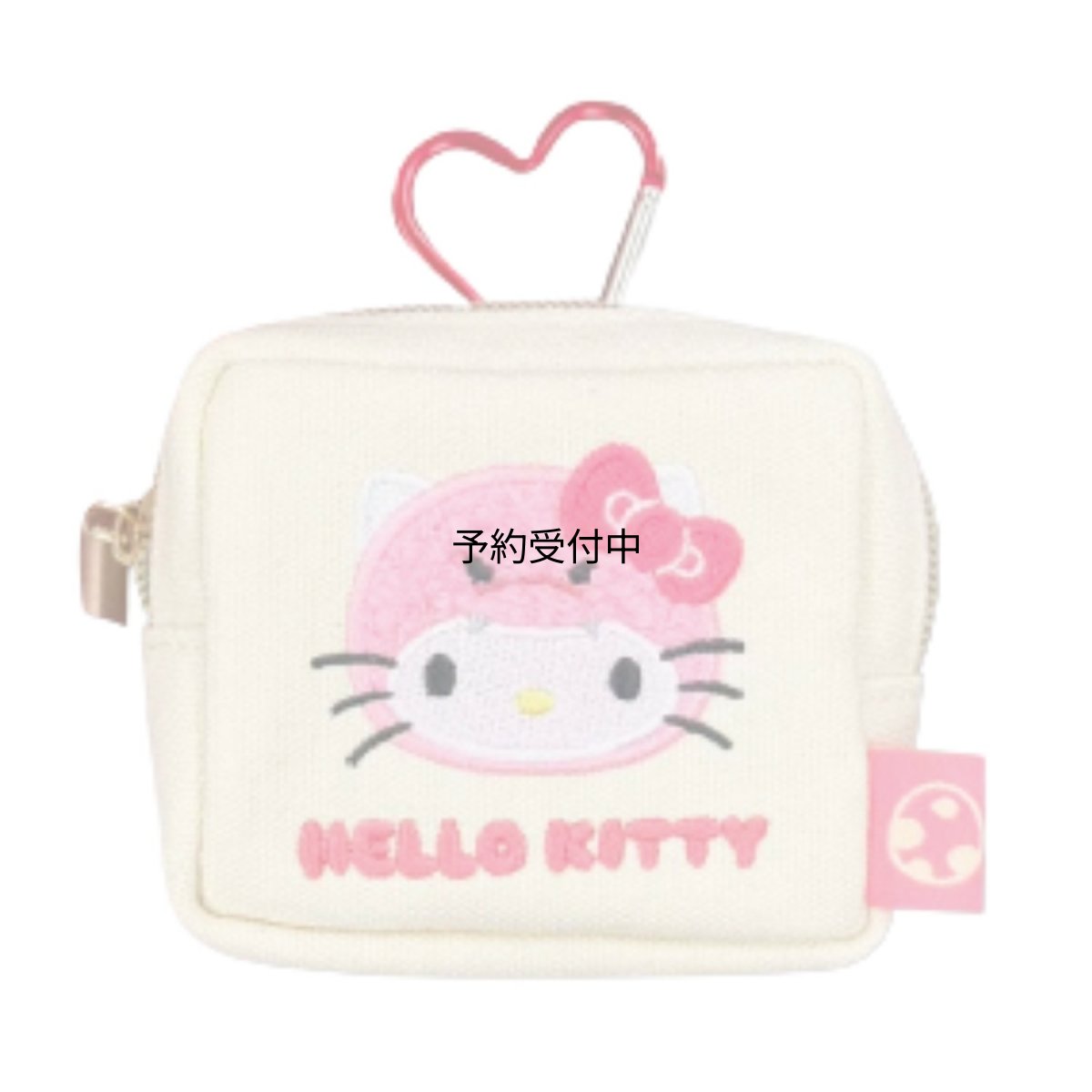 画像1: 畑山商事 ｓａｎｒｉｏ サンリオ 立体アップリケ刺繍 ミニポーチ 恐竜 ハローキティー 約Ｈ８０ｘＷ９０ｘＤ４０ｍｍ ３４２０４０６８ (1)