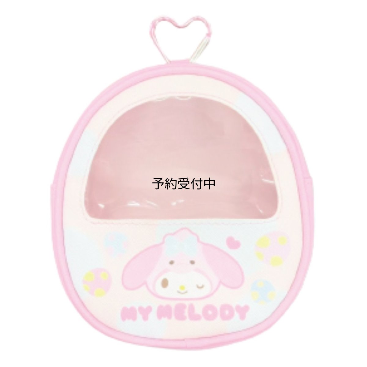 画像1: 畑山商事 ｓａｎｒｉｏ サンリオ たまご型クリア窓付き ポーチ 恐竜 マイメロディ 約Ｈ１６５ｘＷ１５０ｘＤ５５ｍｍ ３４２０４０７４ (1)