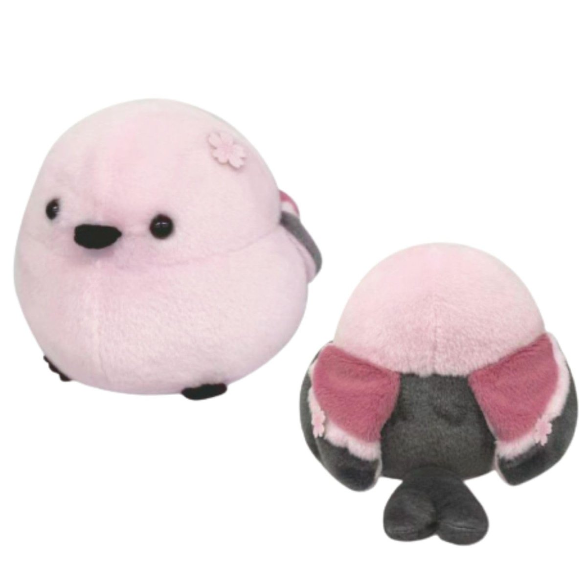 画像1: 畑山商事 ぬいぐるみ Ｓ シマエナガ ピンク 約全長１５ｃｍ ６３１０４１７３ (1)