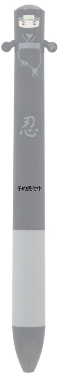 画像1: サカモト 忍者シリーズ ミミペン２色ボールペン 忍者 ７１９００５０１ (1)