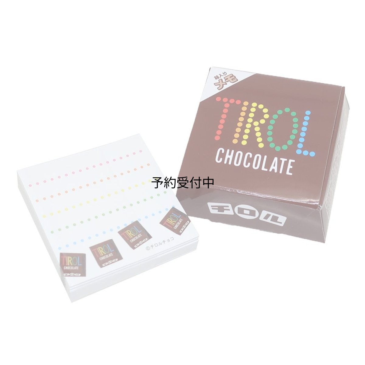画像1: チロルチョコメモ帳箱メモ コーヒーヌガー お菓子パッケージ (1)